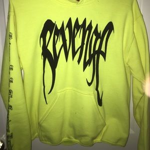 Revenge xxxtentacion “Kill” Neon hoodie